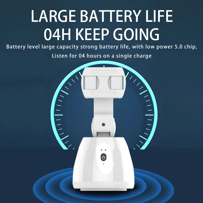 360 °   Estabilizador de cardán para teléfono con seguimiento facial automático, soporte de disparo inteligente, palo de Selfie, trípode para teléfono móvil con vídeo Vlog en vivo