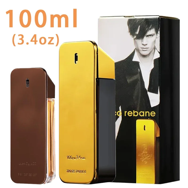 100ml Million Gold Man Women's Perfume Seductive Leather Notes Party Favours Suministros Para Fiestas Aromatherapy