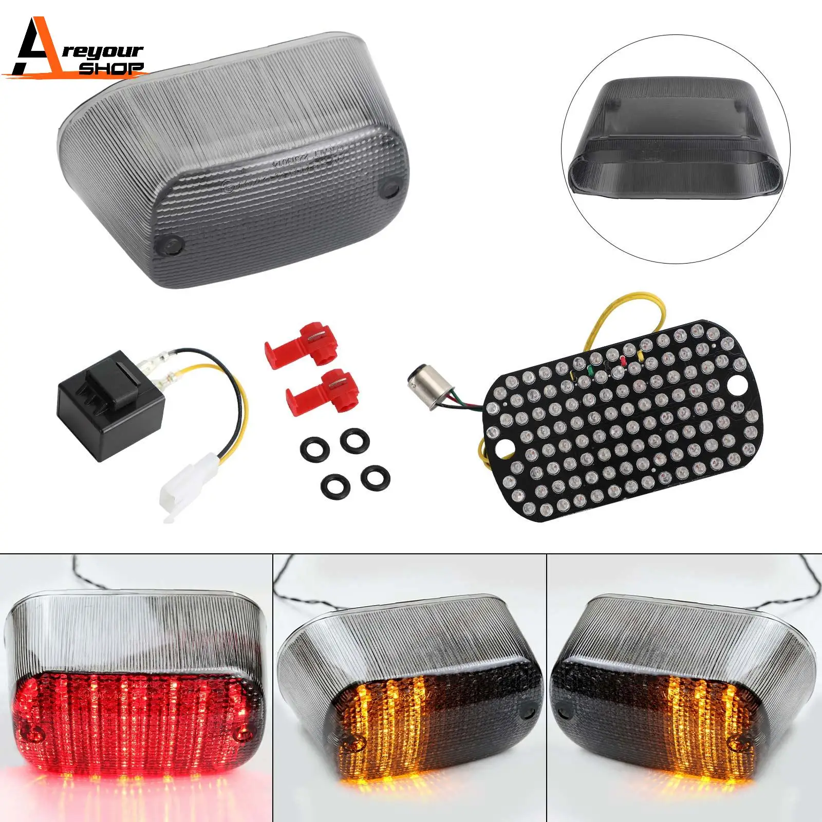 

Areyourshop Led Tail Light Light Turn For Suzuki Volusia 800 VL1500 Boulevard C50 C90 Motorcycle Parts