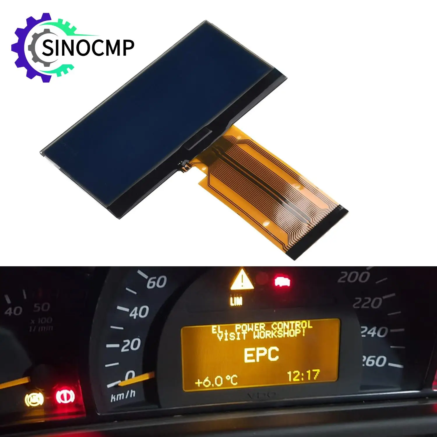 Pantalla LCD del tablero para Mercedes Benz W203 Clase C W463 Clase G 2000-2007 Pantalla LCD Panel de instrumentos Reparación de píxeles