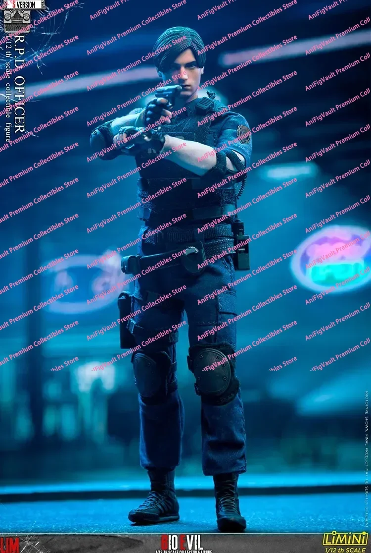 Limtoys-Resident Evil Leon RPD Officer Action Figure, Deluxe