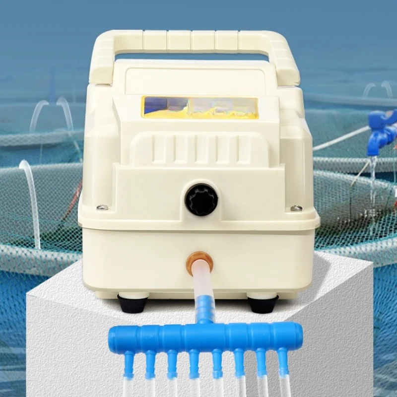 Large AC and DC aerator fishing charging oxygen pump high power fish breeding oxygen pump selling fish aerator