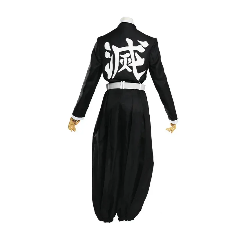 Anime Demon Slayer Kimetsu No Yaiba Iguro Obanai Haori Kimono Cosplay disfraz peluca serpiente blanca accesorios disfraz de Halloween adultos niños