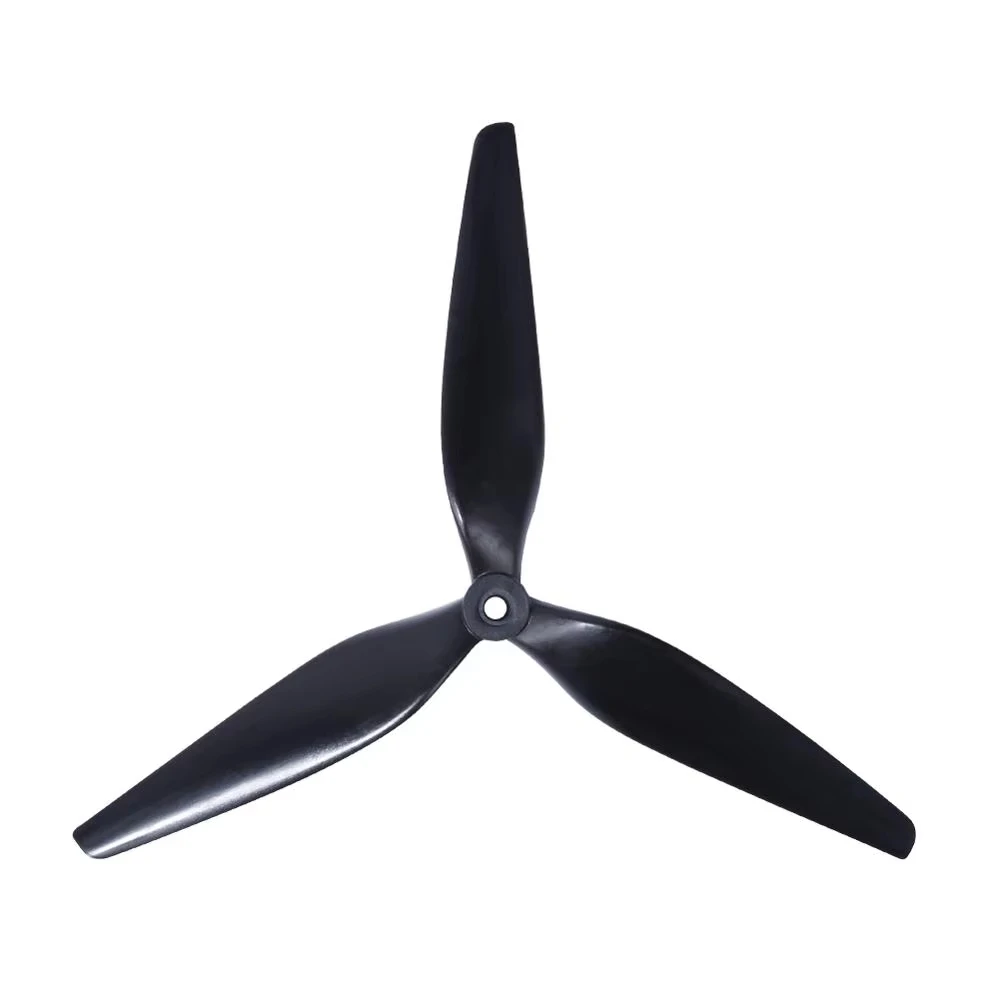 HQ Macroquad Prop 10X5X3 1050 10inch 9X5X3 9050 9inch 3 Blade/Tri-blade Black Carbon Reinforced Nylon Propeller Prop for FPV