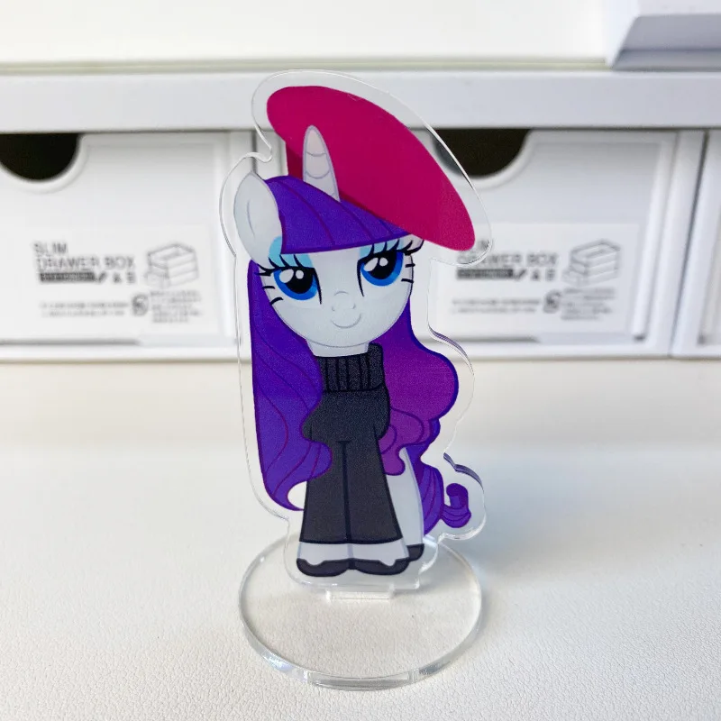 البوب الكرتون بلدي ليتل المهر ملصق الاكريليك سطح المكتب ديكور لطيف فتاة تحت عنوان الديكور لعبة البضائع الإبداعية التبعي #4