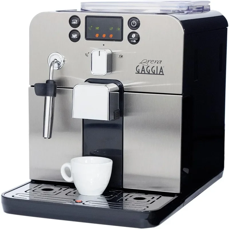 Gaggia Brera Super-Automatic Espresso Machine, Small, Black, 40 fl oz