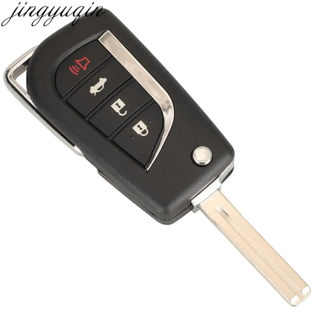 Jingyuqin-alarma remota para llave de coche, Chip H(8A) de 89070 MHZ para Toyota Camry 06790 315 2018 Corolla 2019 FCCID:HYQ12BFB TOY48, 2020-2020