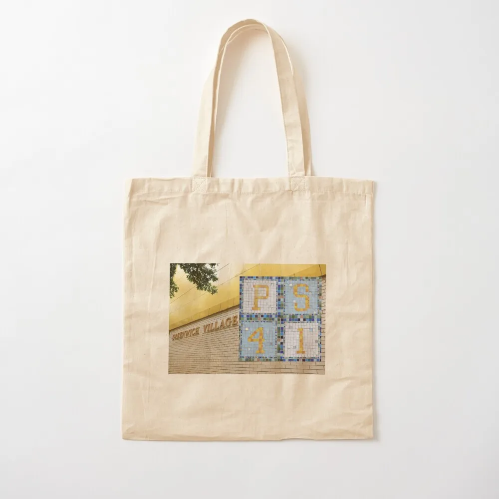 Greenwich Village School, PS 41 Tote Bag Shopper bag sacs de shopping shopper bag women canvas Portable shopping