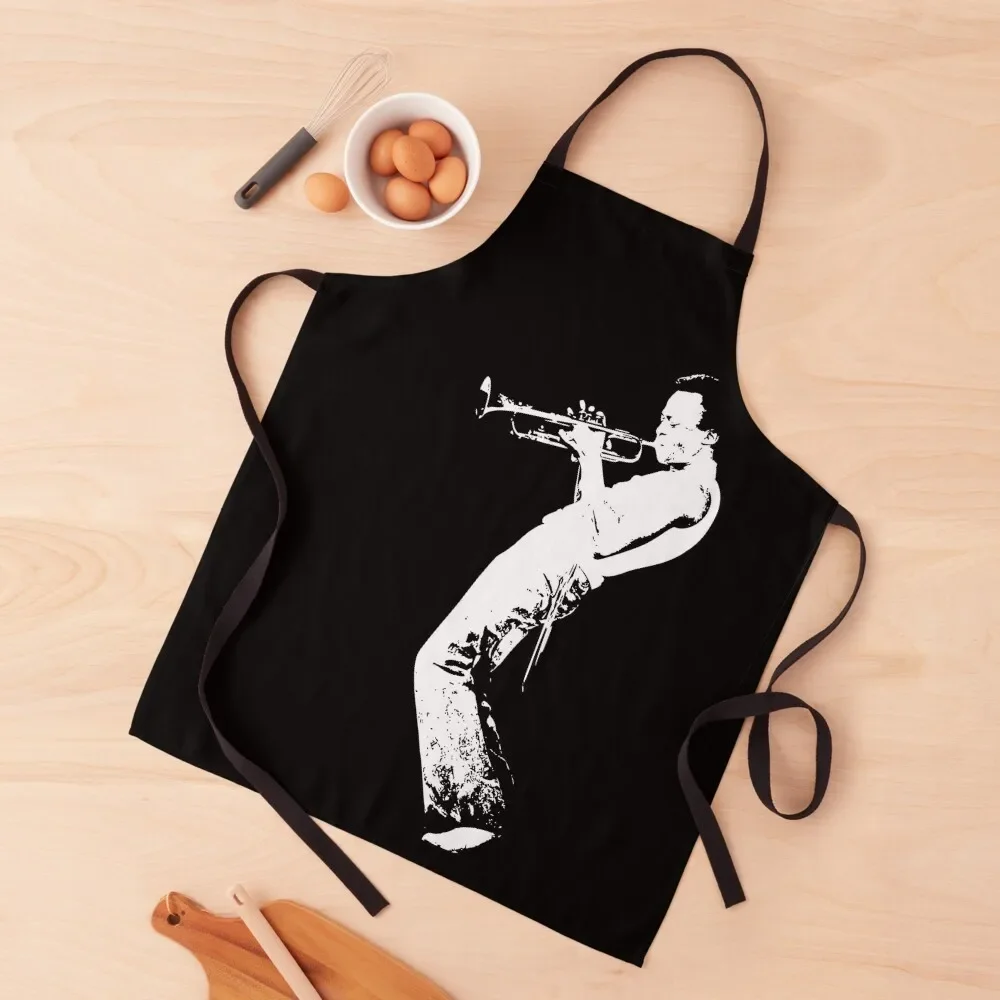 Miles Davis Silhouette Apron Woman Kitchen For Man Haircut Apron