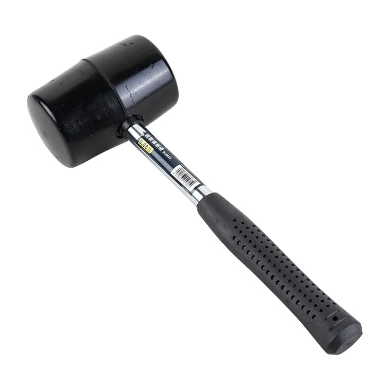 

Tool DL5624 Rubber Hammer Steel Pipe Shank Rubber Hammer Mounting Hammer Oak