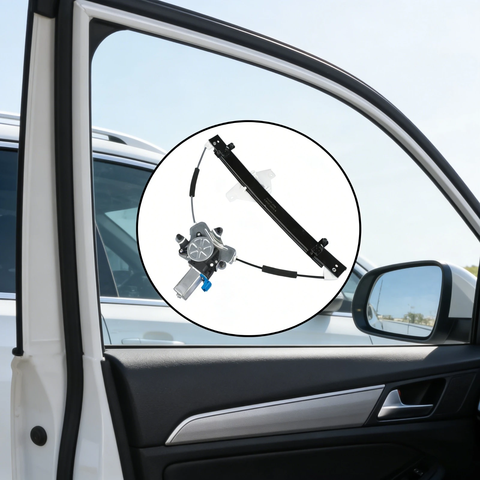 

Window lifter Front Left Window Regulator w/ Motor Fits for Chevy Captiva Sport 2012-2015 Saturn Vue 2008-2010 25926018 23196512