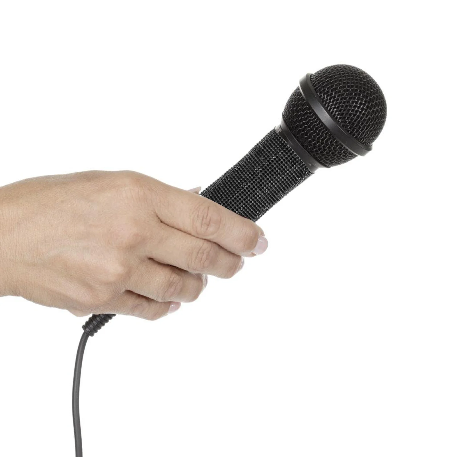 

Microphone Handle Rhinestone Cover Handheld Mic Sleeve Durable Glitter Protective Sleeve for Wireless Microphone