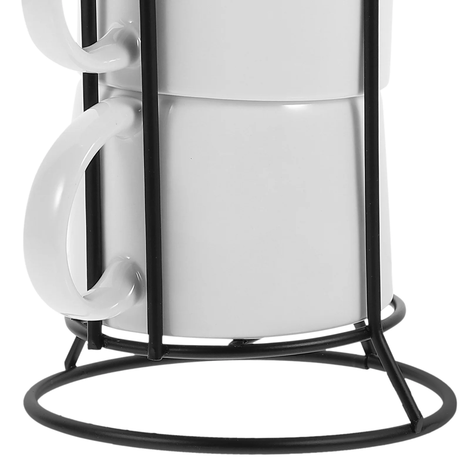 

Mug Set Tea Mugs Water Cup Porcelain Ceramic Office Iron Latte Coffee with Stand Cups