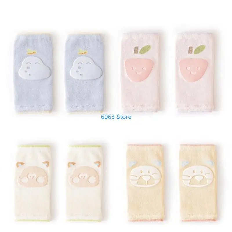 

Lovely Baby Crawling Kneepads for Infants, 1 Pair Toddler Learning to Walk Knee Socks Breathable Design Knee Guard