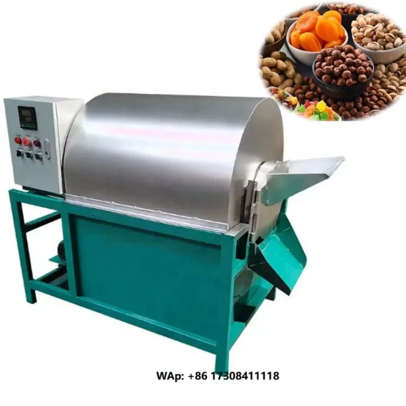 

Sesame Grain Sunflower Seeds Toaster Chestnut Peanut Cashew Nut Roasting Soybean Cocoa Bean Roaster