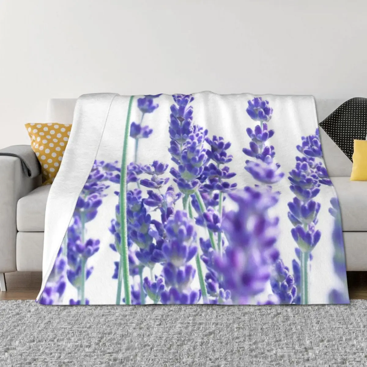 

Fresh Lavender #1 #decor #art Throw Blanket Custom Giant Sofa Cute Blankets