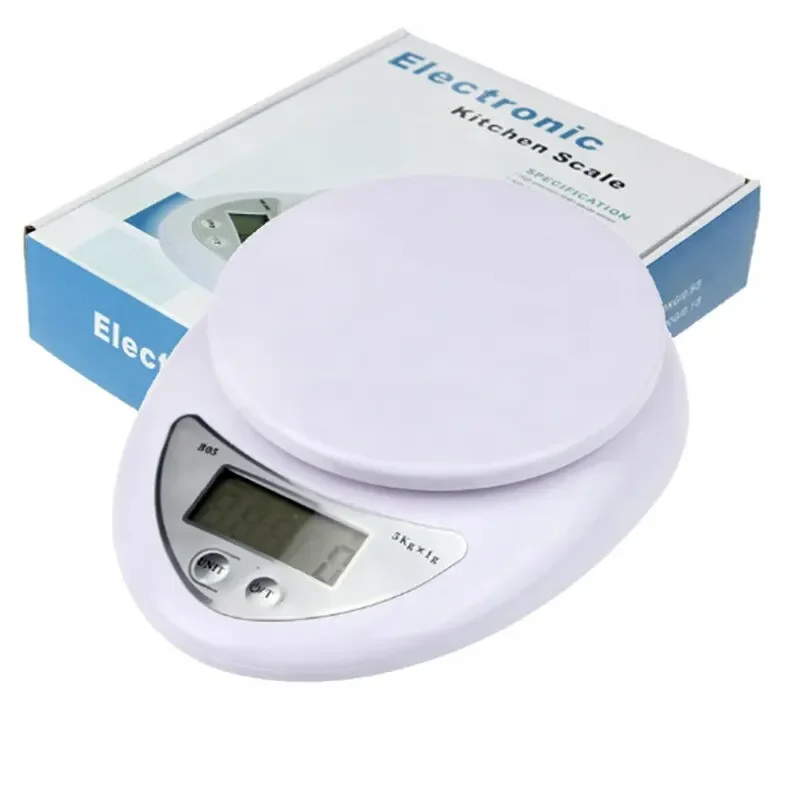 5kg Digital Scale Scales Food Balance Measuring Weight LED Portable  Electronic Scales Small Scale Weighing In Grams Grammage