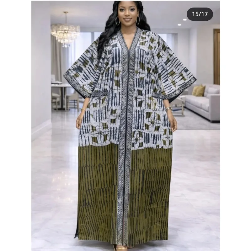 2026 Plus Size African Dresses for Women Traditional Africa Clothing Dashiki Ankara Gown Abayas Robe Muslim Kaftan Maxi Dress