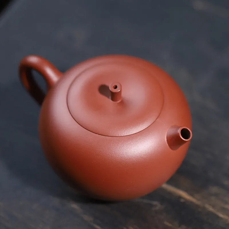 160ml Chinese Yixing Purple Clay Teapots Kettle Creative Handmade Fruit Shape Tea Pot Beauty Tea Infuser Raw Ore Zisha Tea Set