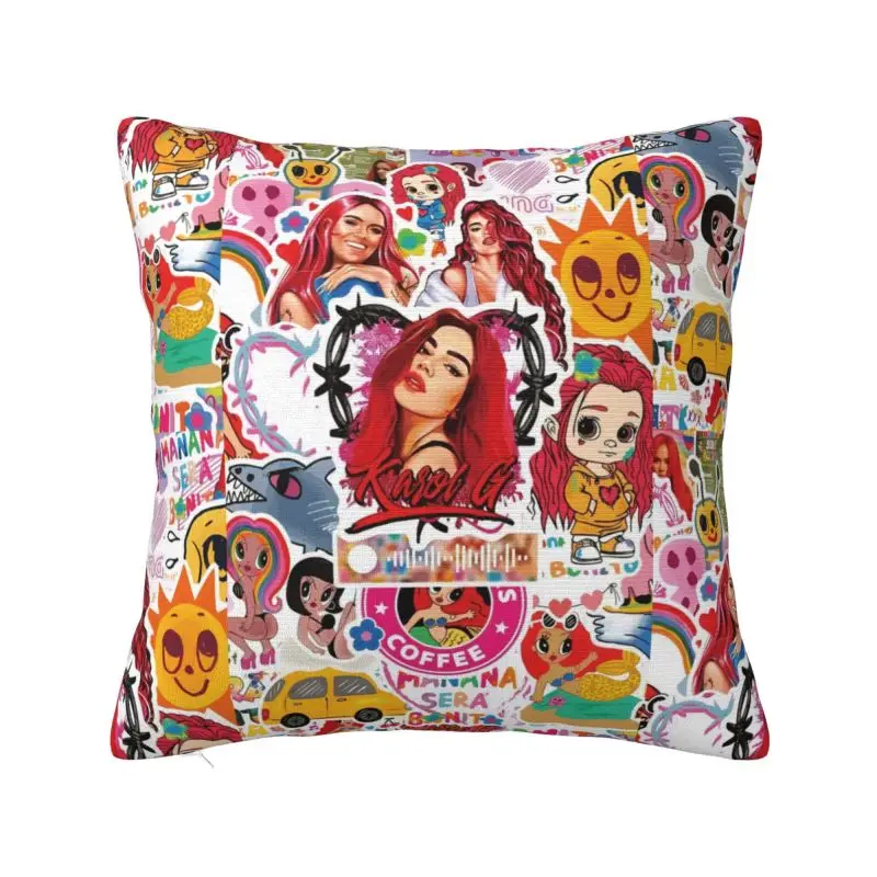 Women Karols Manana G Sera 69 Cushion Cover 66x66 cm Polyester Soft Throw Pillow Case For Sofa Car Seat Home Decor Pillowcase