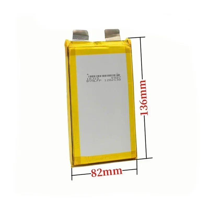 1282138 10000mAh 3.2V Lifepo4 Lithium Iron Phosphate Battery High Capacity for Electric Bicycle Tablet PC GPS DVD Backup Battery