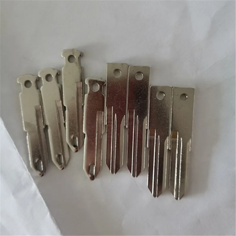 10PCS/LOT VAC102 NE73 Blank Key Blade For Renault Nissan Citroen Peugeot 307 207 308 Remote Original Car Key Uncut Blade