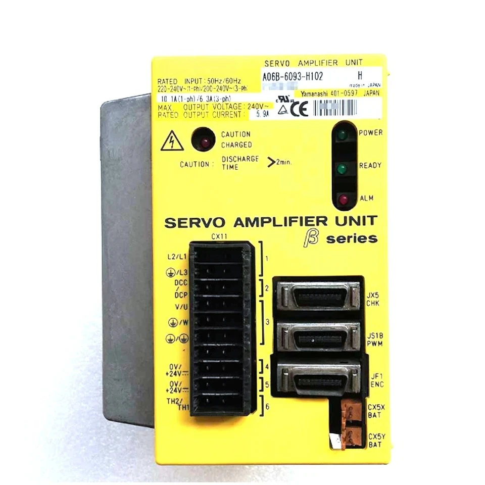 A06B-6093-H102 For FANUC A06B-6093-H102 Servo Drive Servo Amplifier Used