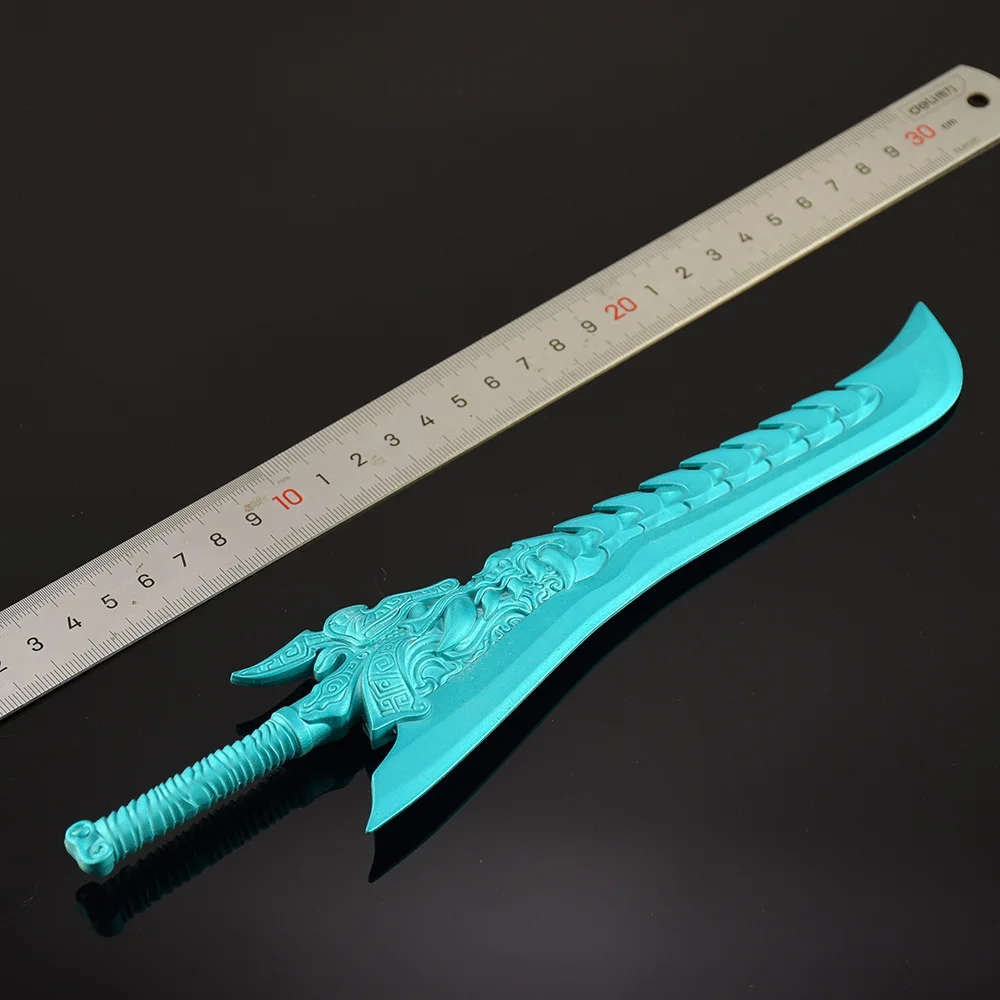 26ซม.Ne Zha 2 Ao Guangอาวุธอะนิเมะอุปกรณ์ต่อพ่วงมังกรฟันดาบFull Metal Craftสะสมโต๊ะเครื่องประดับของเล่นเด็ก