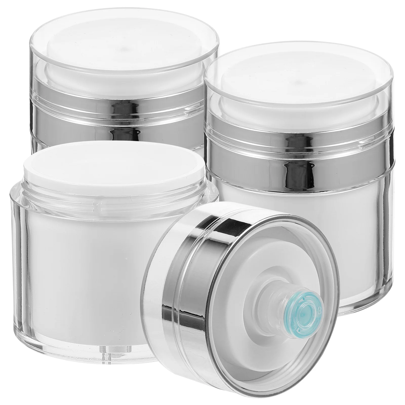 3Pcs Vacuum Lotion Pump Bottle Premium Airless Cream Container Leakproof Multipurpose Storage for Skincare Travel