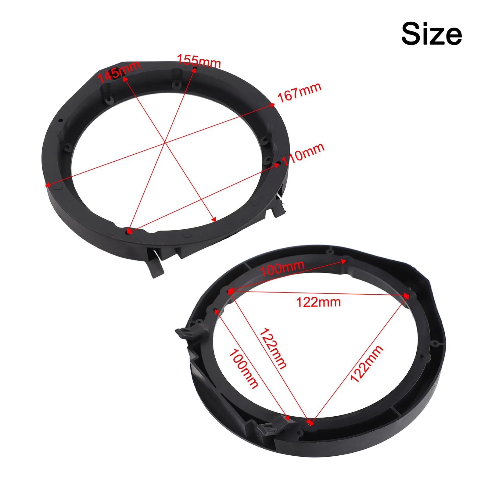 ホンダ、シビック、アコード、クロススター、odyssey、2ペア、6.5インチ用のカースピーカーアダプターボードおよび配線ハーネス