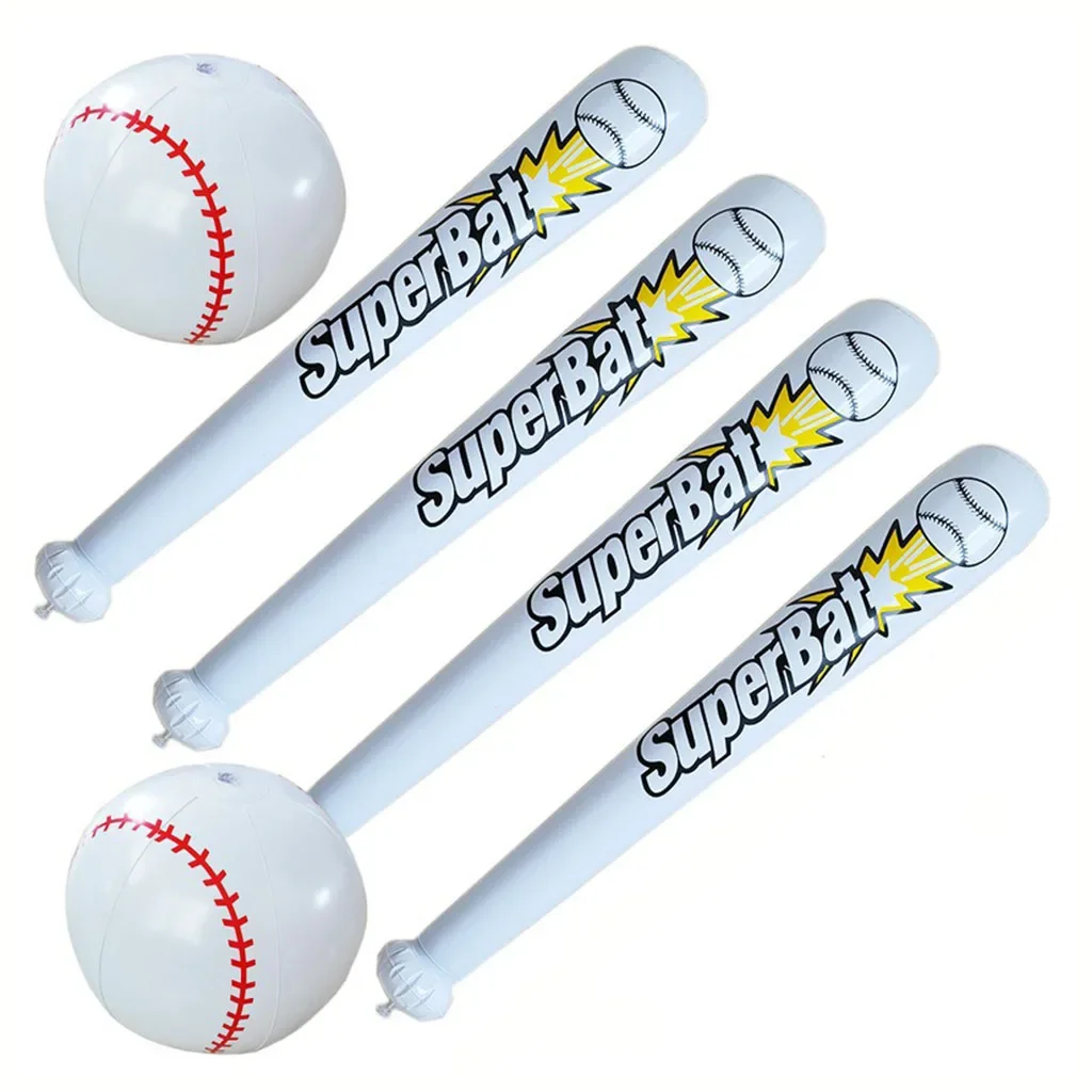 

Inflatable White Baseball Bat Sports Boy Happy Baseball Theme Birthday Party Decors Kids Favor Gifts Inflatable Baseball Balloon