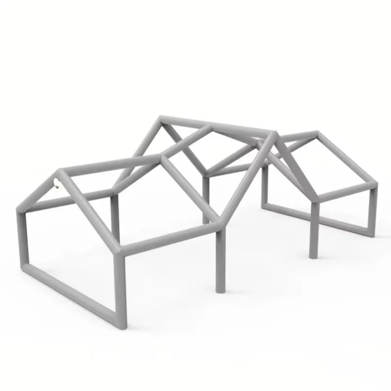 2026년 32.0제곱미터 빠른 설치 야외 캠핑용 두 개의 방과 하나의 홀이 있는 팽창식 파티 텐트