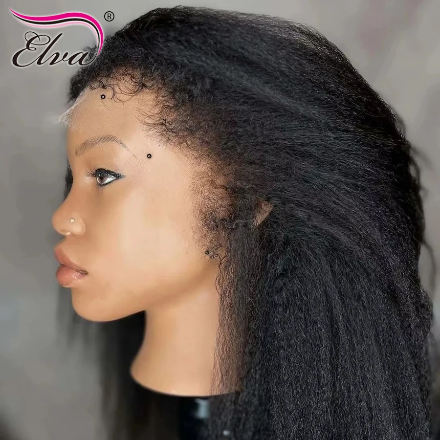 غريب شعر طبيعي مفرود الباروكات جاهزة لارتداء 13x 4/13x6 HD الدانتيل الجبهة خصلات الشعر المستعار الإنسان ياكي أمامي الدانتيل الباروكة 9X6 الدانتيل إغلاق الباروكات #3