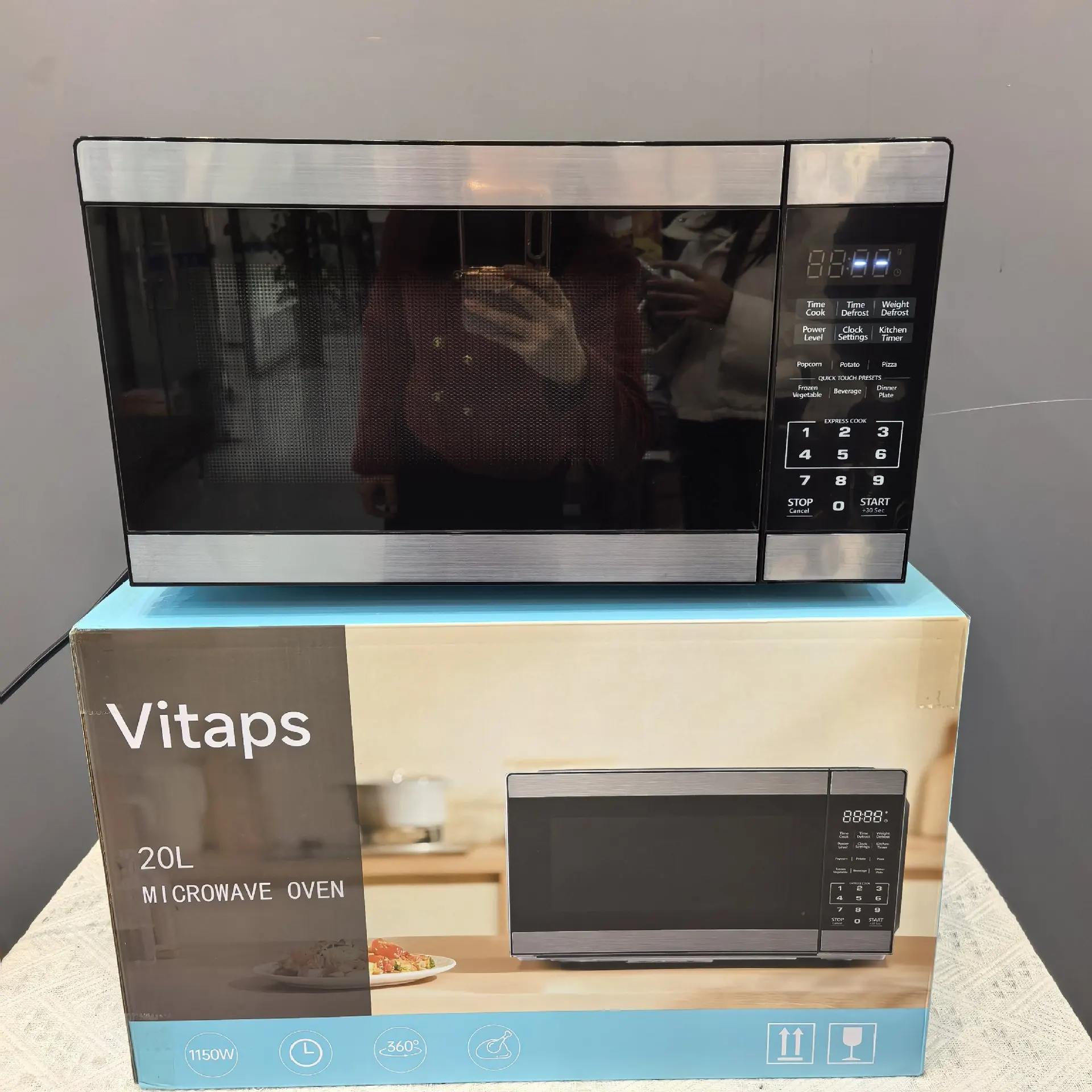 Microwave Oven Household Small Oven Can Heat Meals New Smart and Convenient Fast Baking Heating Microwave Oven
