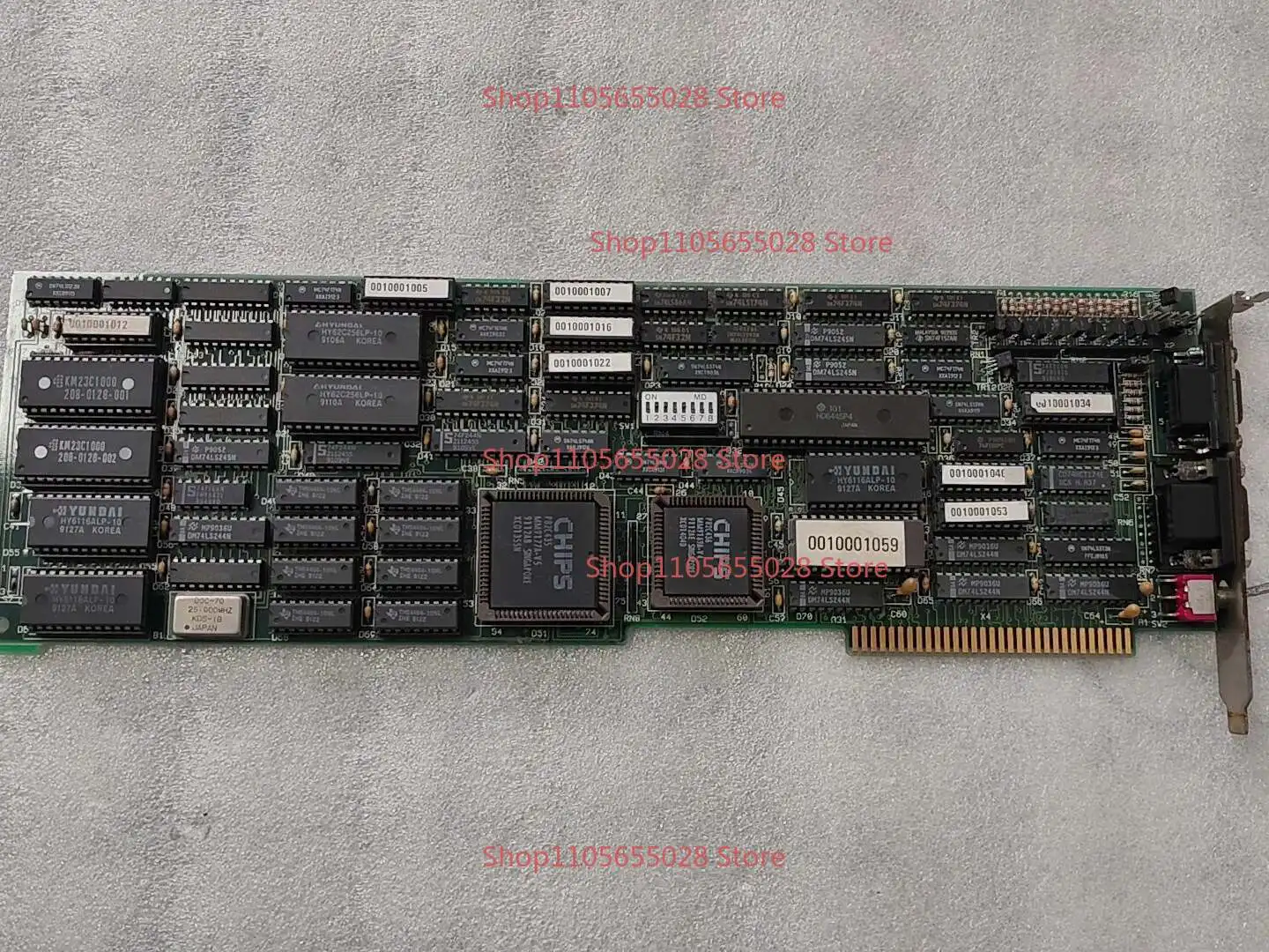 For 8-bit ISA C-EGA graphics cards, older graphics cards