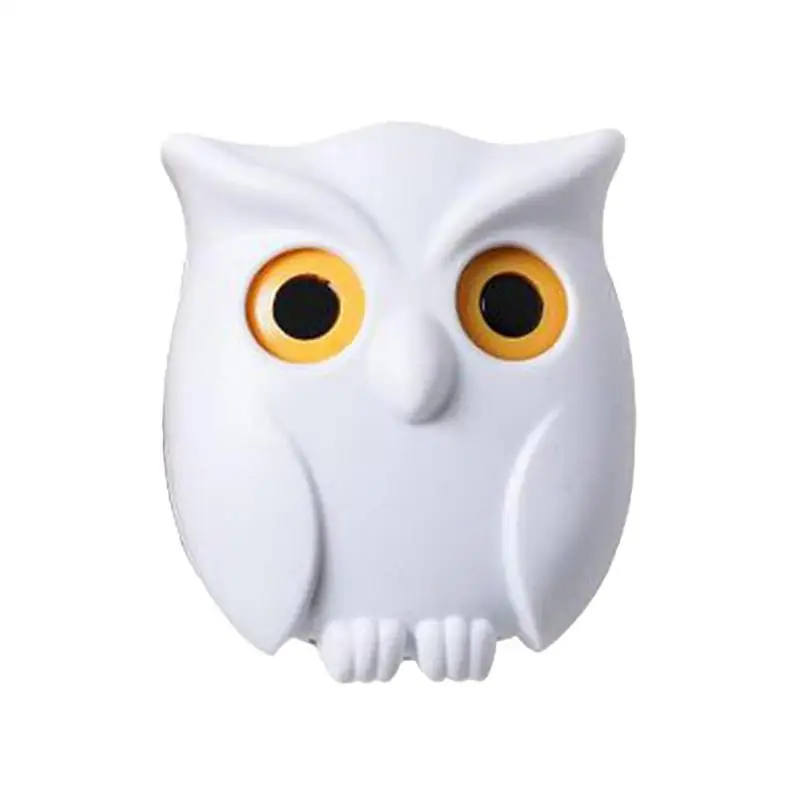 Owl Hooks For Wall Magnetic Key Holder For Wall Resin Owl Wall Decor Hook Punch-free Creative Wall Decoration Clothes Hook