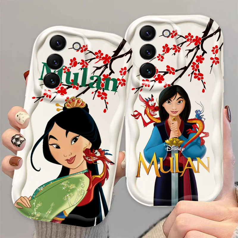 

Disney Cool Cute Mulan For Samsung S24 S23 S21 S20 Ultra Plus FE A73 A72 A71 A51 A31 A05S A05 A04 5G Wave Oil Funda Phone Case