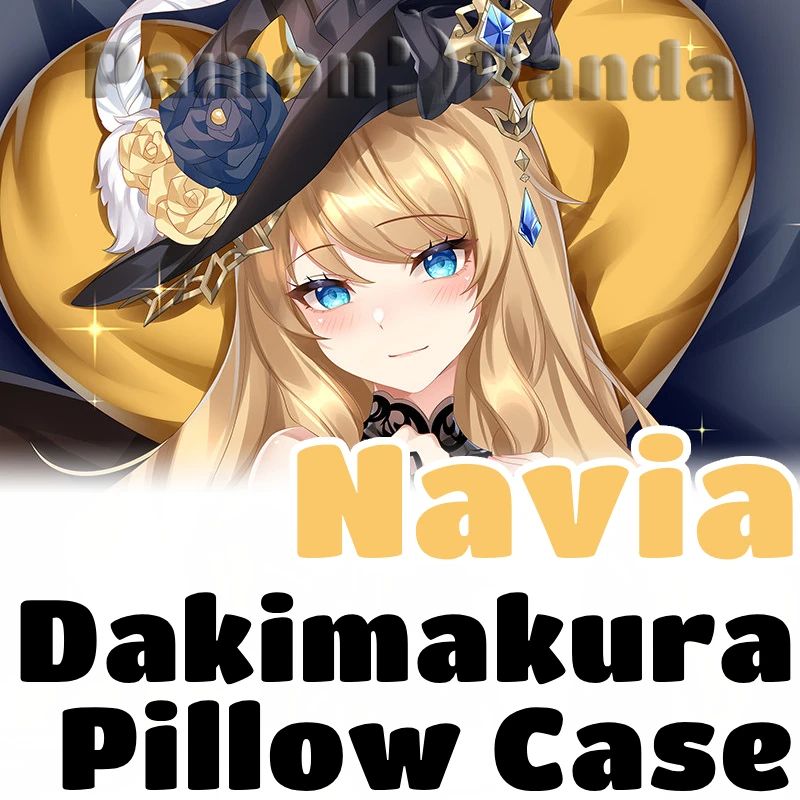 Navia Dakimakura Genshin Imapct Game Hugging Pillow Case Full Body Cushion Cover Pillowcase Home Bedding Decor Otaku Gift MKL