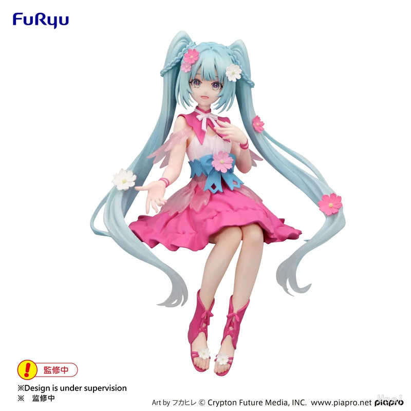 

FuRyu Original ぬーどるストッパーフィギュア​ Flower Fairyーコスモスー Hatsune Miku Action Figure Toys For Kids Gift Collectible Model Ornaments