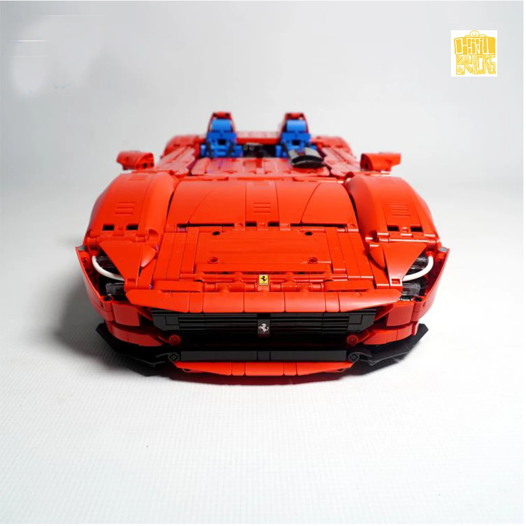 MOC-128423 Super Car 1:8 Scale Model With PDF Drawings Building Blocks Bricks Birthday Christmas Gifts