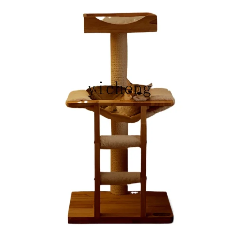 

XL solid wood cat climbing frame does not occupy a small, simple cat frame and cat tree integration