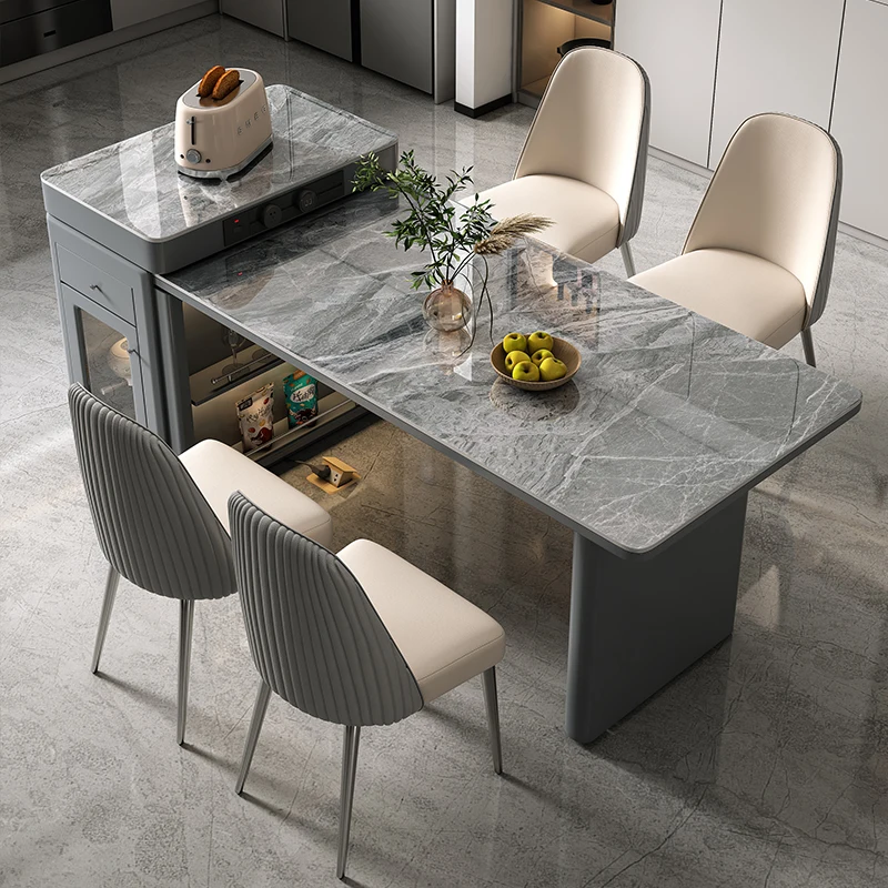 

Design Restaurant Dining Tables Luxury Italian Modern Extendable Dining Tables Kitchen Nordic Mesas De Jantar Home Furniture
