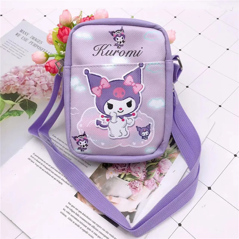 

Crossbody Bags Sanrio Shoulder Messenger Bags Cute Cartoon Portable Backpacks Hellokitty Cinnamorol Kawaii Coin Pouch for Girls