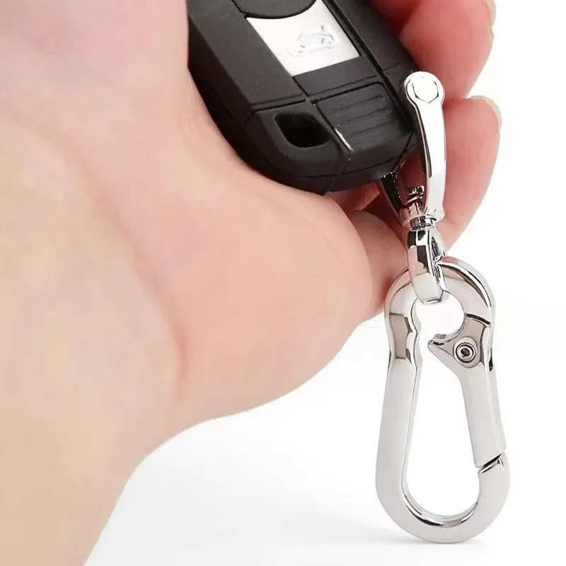 Creative Car Keychain, Car Horseshoe Buckle, 8-Shaped Buckle, Men's and Women's Clothing, Braided Rope Keychain Pendant