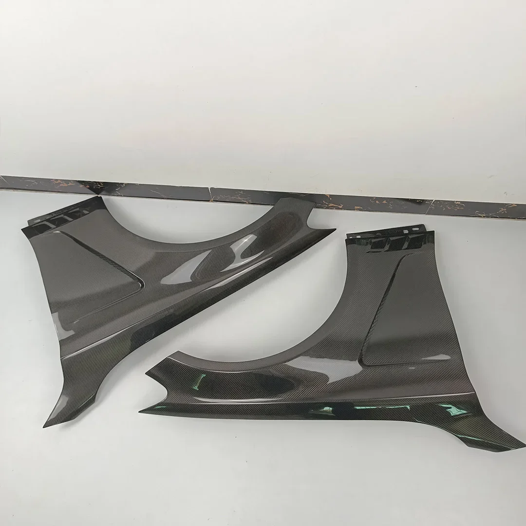 Guardabarros de fibra de carbono W205 C43 C300 C250 con ventilación para W205 2015-2021