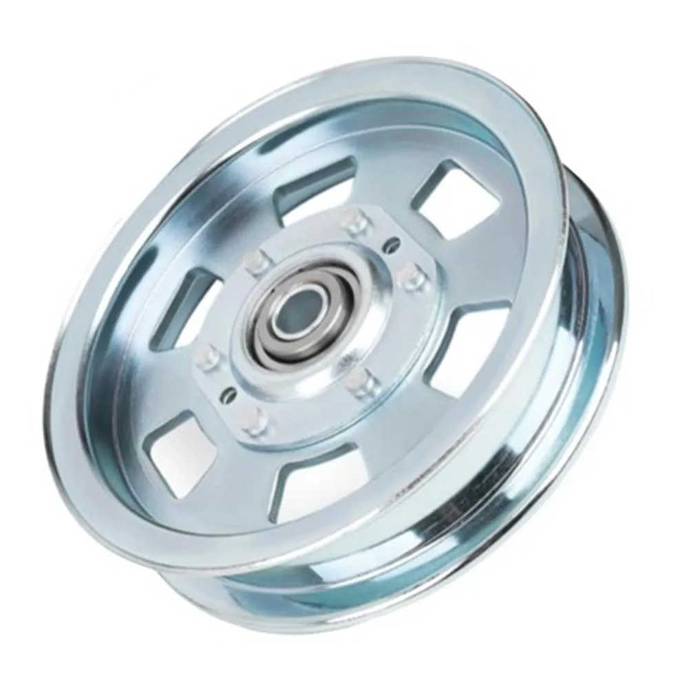 Flat Metal Idler Wheel for Lawn Mower Decks Fits 48 Inch 54 Inch 60 Inch 72 Inch Replacement Part 033720100 033800000