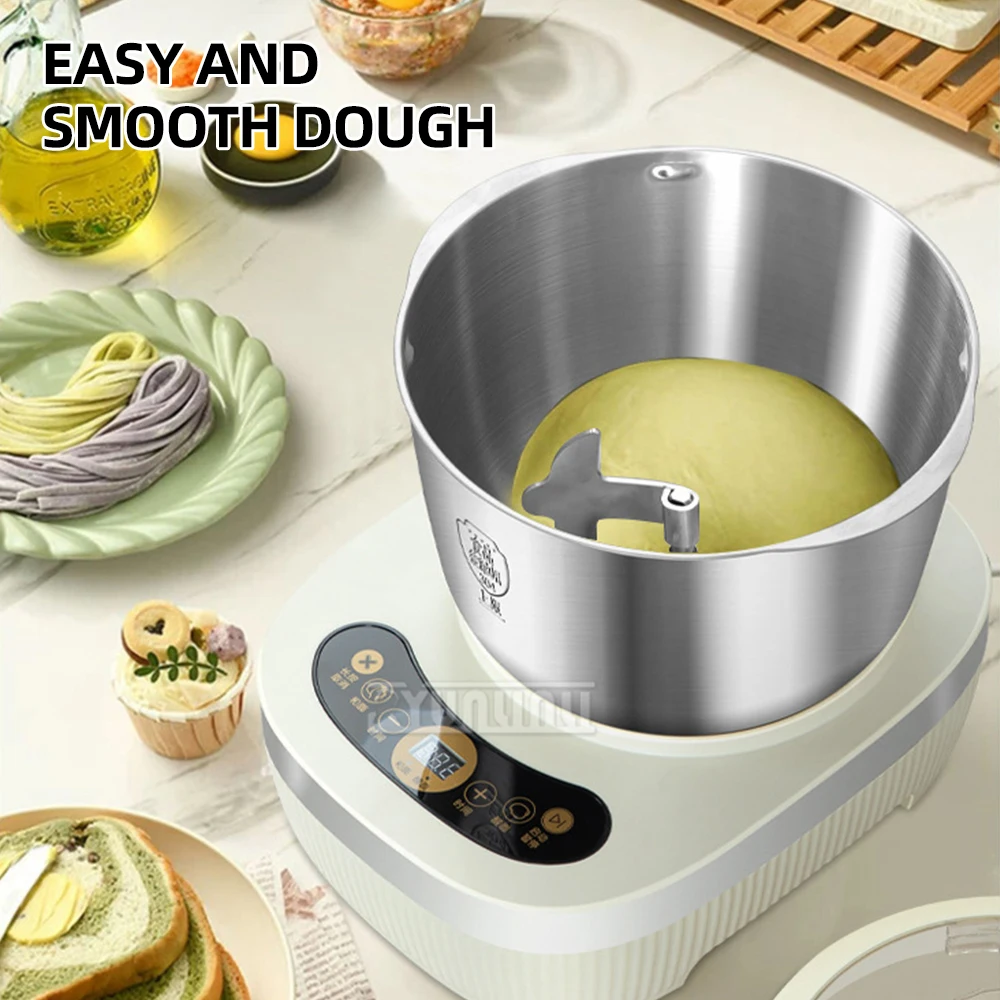 

5L Dough Mixer Large Capacity Hamur Yoğurma Makinesi Stainless Steel Flour Dough Maker Automatic Ferment Machine