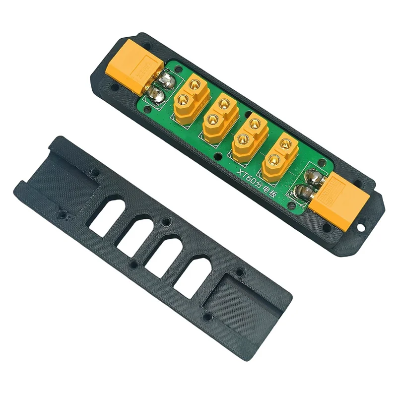 AU61-XT60 Scheda di distribuzione dell'alimentazione a doppio canale da 2000 W Ingresso Uscita a quattro canali Modulo di alimentazione robot modello di aereo RC