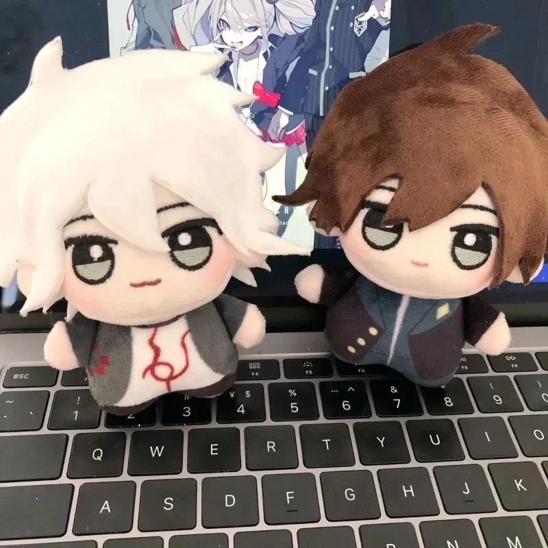 Muñeco de Peluche Suave y Adorable con Estampado de Anime Danganronpa Cosplay Naegi Makoto Nagito Komaeda, Colgante de Llavero, Regalos para Niños y Fans, 10cm