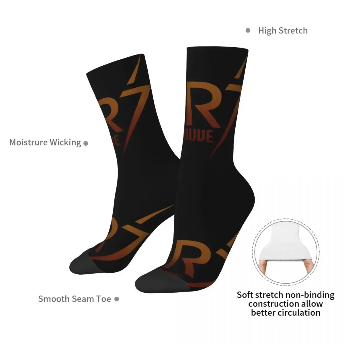 CRISTIANO RONALDO CR7 Socks Harajuku High Quality Stockings All Season Long Socks Accessories for Unisex Birthday Present